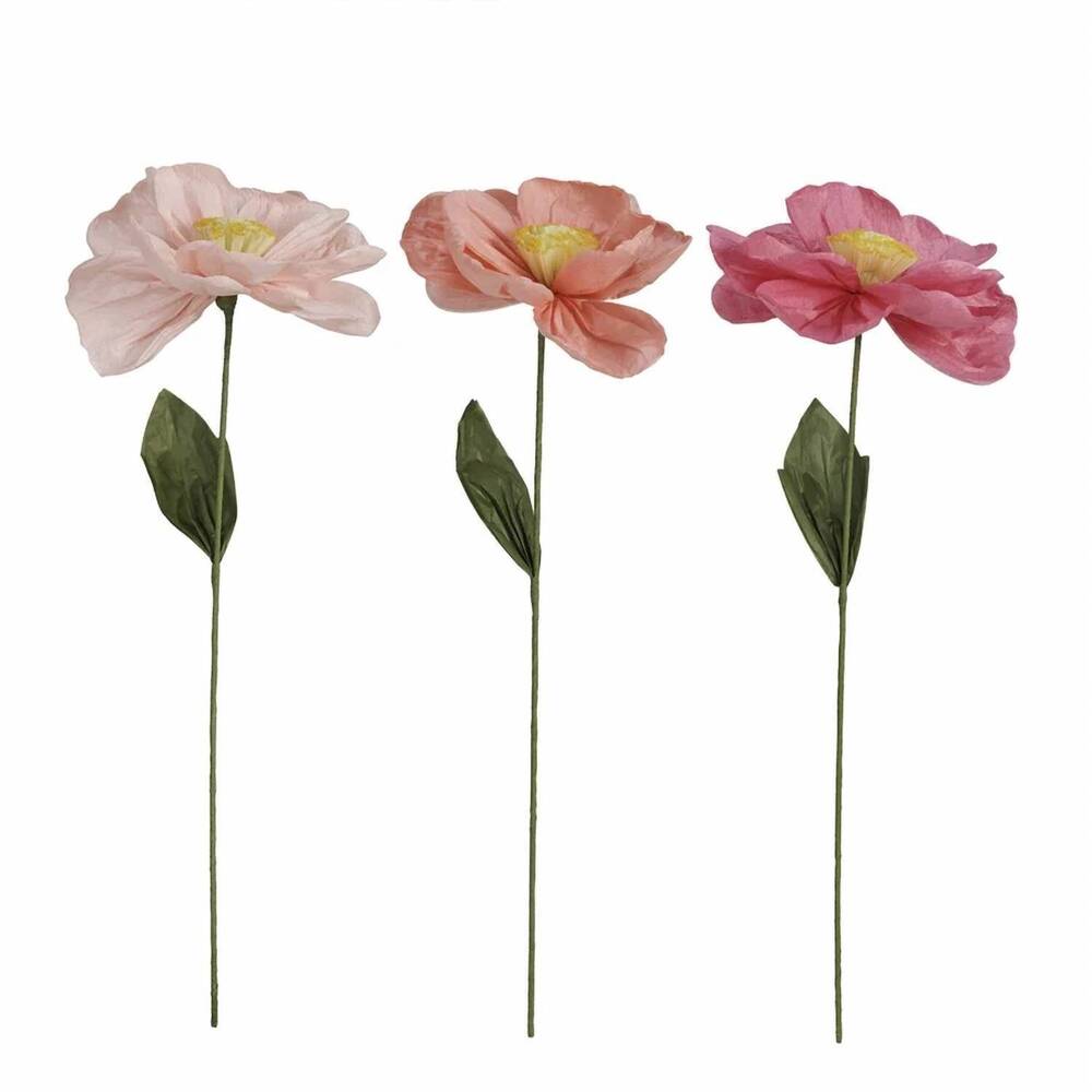 NEW TWO'S COMPANY paper flower in multicolor